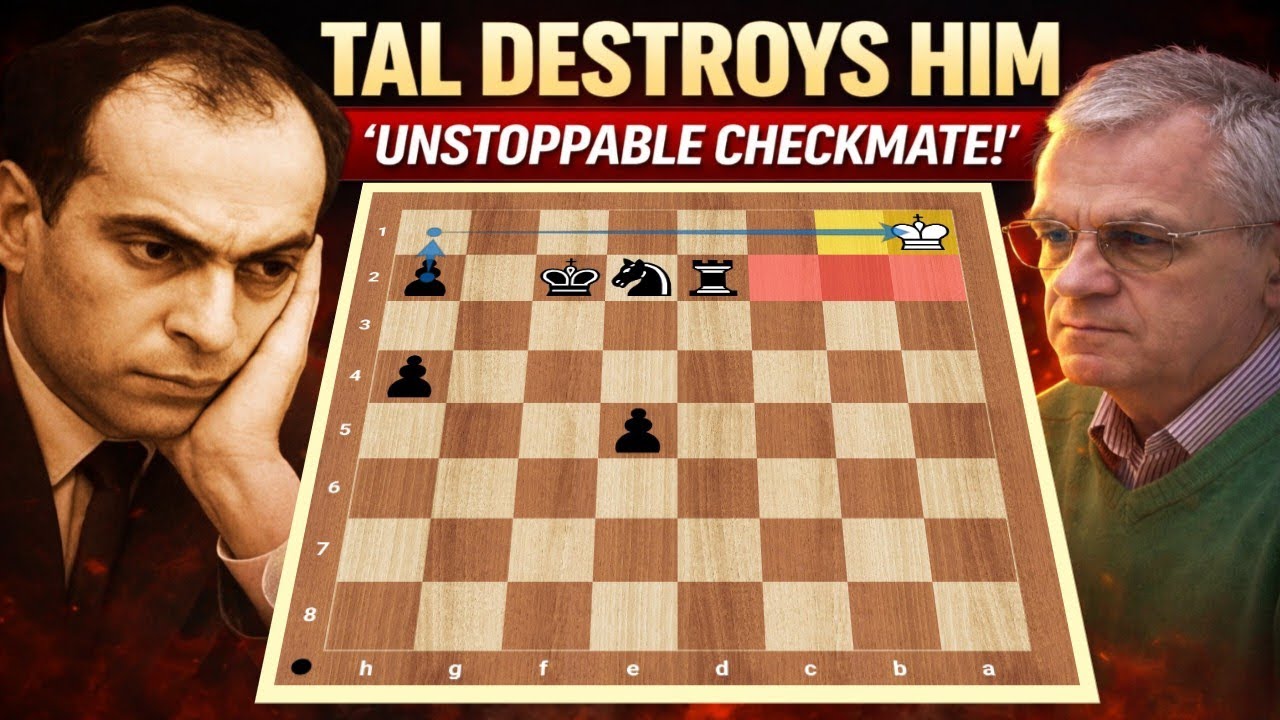 When a Pawn Becomes Destiny — Tal’s h-Pawn Checkmate Shock