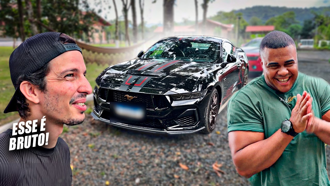 ACF FICOU COM MEDO DO BITELO DIRIGINDO  UM MUSTANG RARO DO PATRÃO 