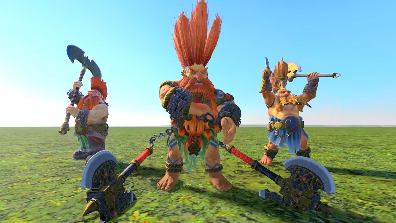 Thrones of Decay Units Idle Animations. Total War Warhammer 3