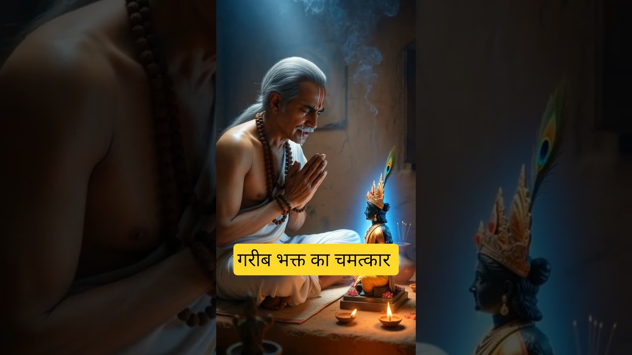Lord Krishna himself came to save the honour of his devotee 🙏 | Amazing miracle #shorts