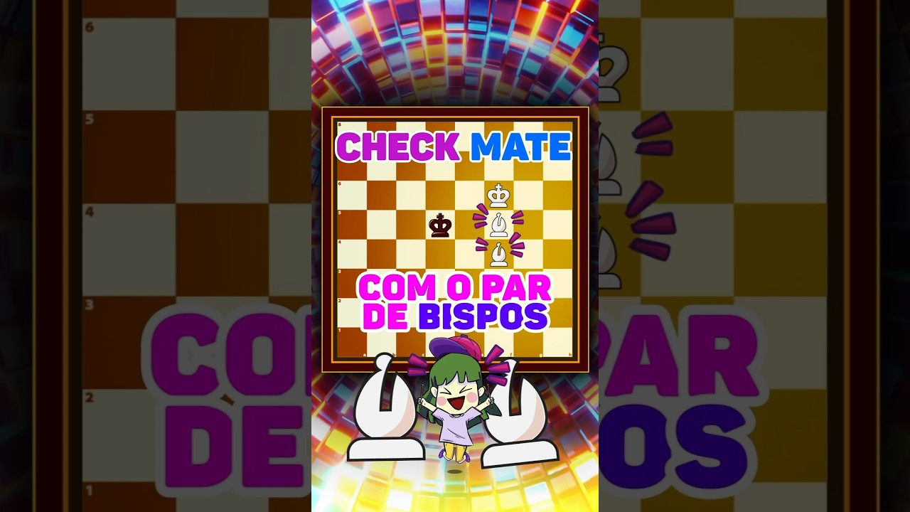 Check mate com o par de bispos #chess  #speedchess #checkmate #chessmusical #chess