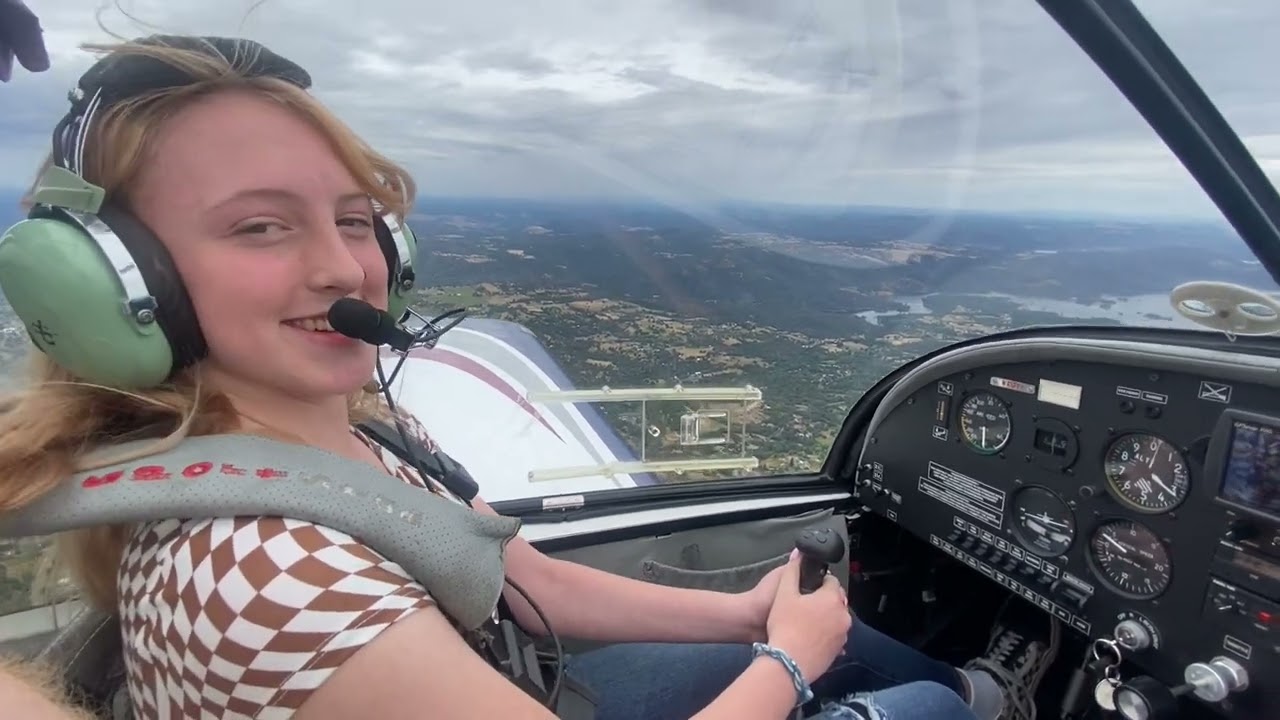 Cate Fly's an Evektor Sportstar in Auburn, Ca. June 4, 2022.