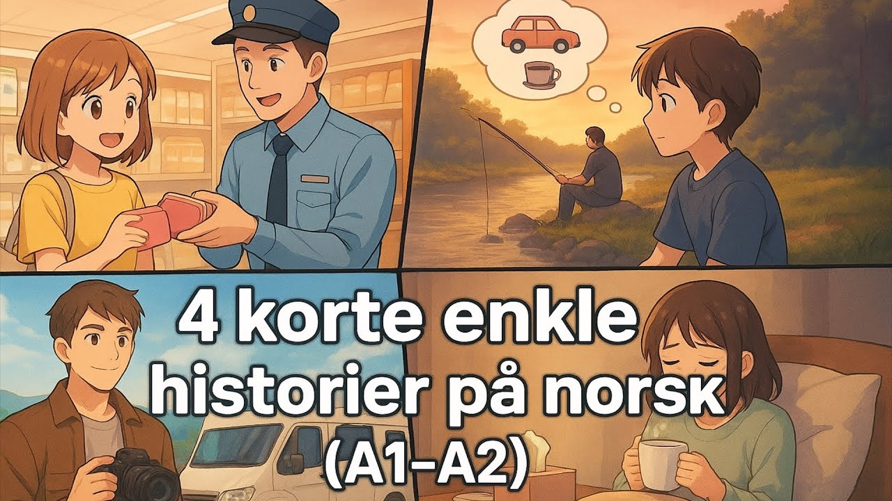 4 enkle korte historier på norsk (A1–A2) | Norwegian Connect