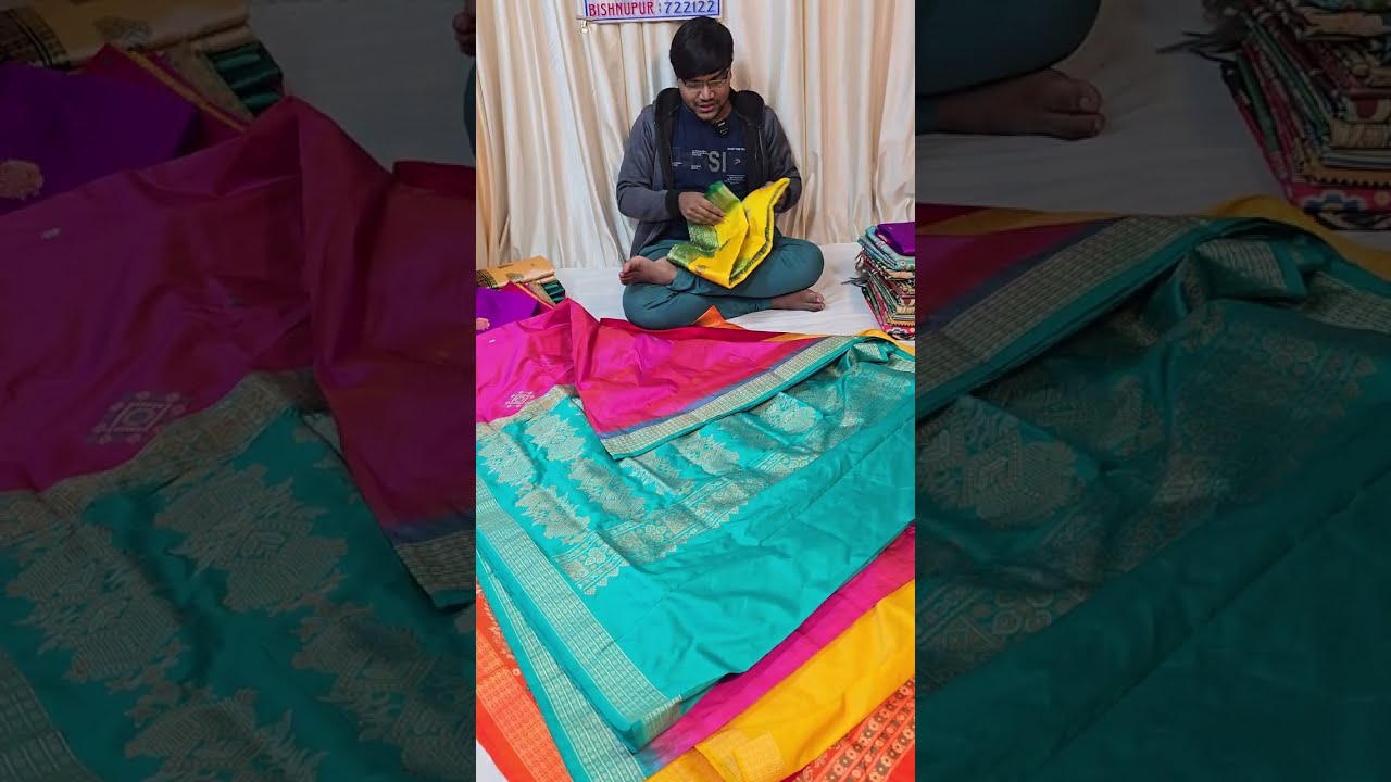 একটা দেখলে, দুটো পছন্দের শাড়ি 🫣🌀| Chanderi Printed Saree | Chanderi Silk Sarees Price | Bomkai Silk