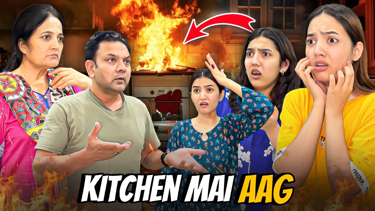 Kitchen mai AAG lag gayi😱|Sara Khana Jal Gaya😭|Sistrology