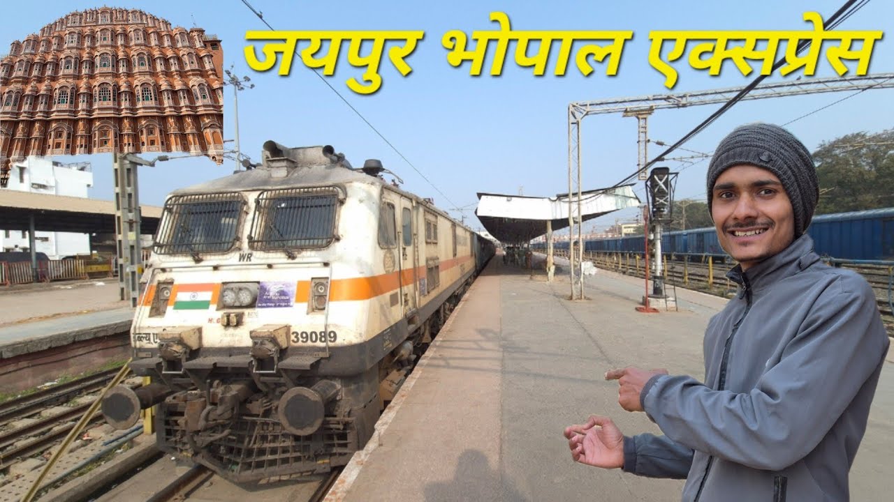 Jaipur Bhopal Express | Train Journey | VlogifyDK