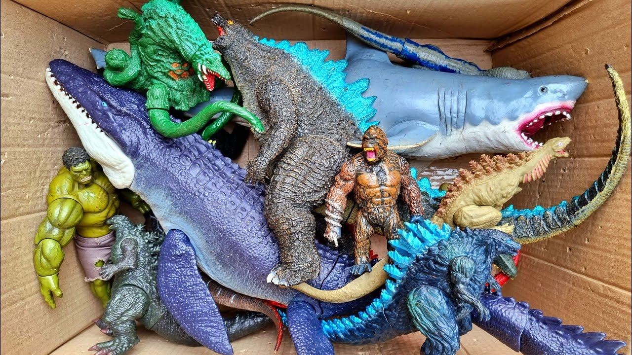 Hunting Found Godzilla vs Kong, King Ghidorah, T-Rex, Shark, Mosasaurus, Dragon And More