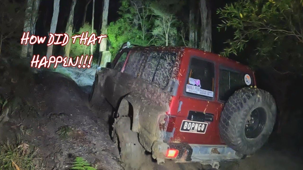 4 TYRES OFF THE BEAD!!! | Neerim Night Run | 4WD