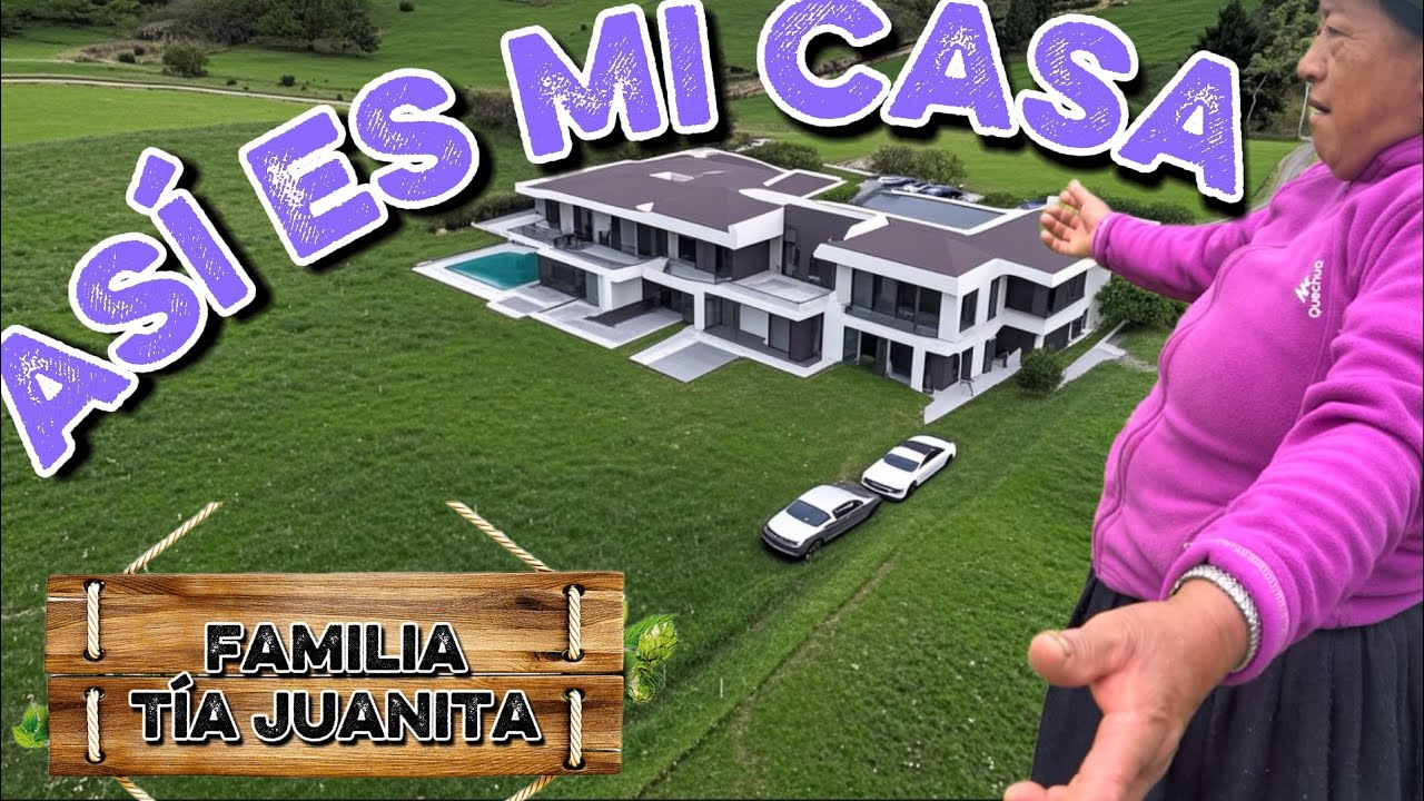 TOUR POR LA CASA DE TIA JUANITA, NI SE IMAGINAN QUE NOMAS HAY AQUI?