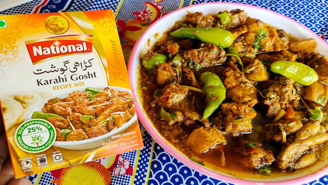 National Karahi Gosht | National Karahi Gosht Masala | Karahi Gosht With National Masala