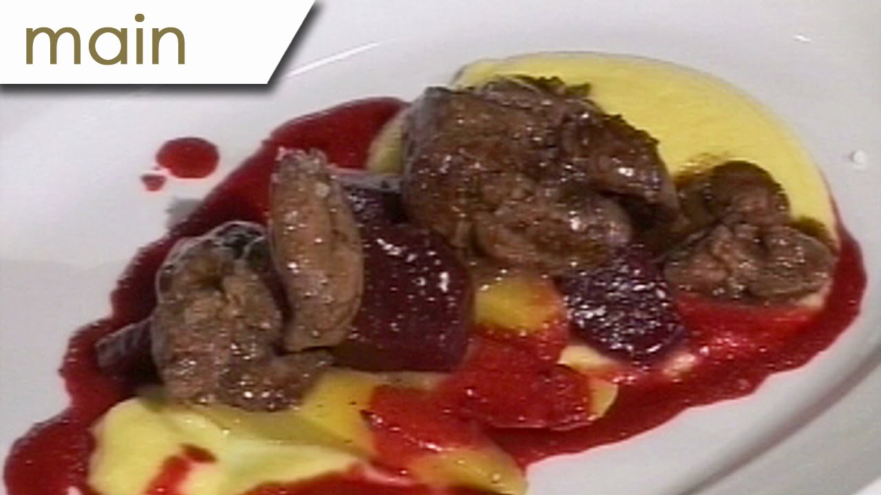 Poultry livers with yellow carrots and beetroot - Silent Cooking with Patrick Müller (with recipe)