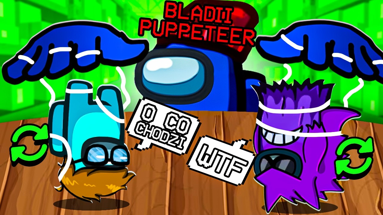 FUNNIEST ROUND as PUPPETEER *I died laughing* XD in AMONG US!!!
