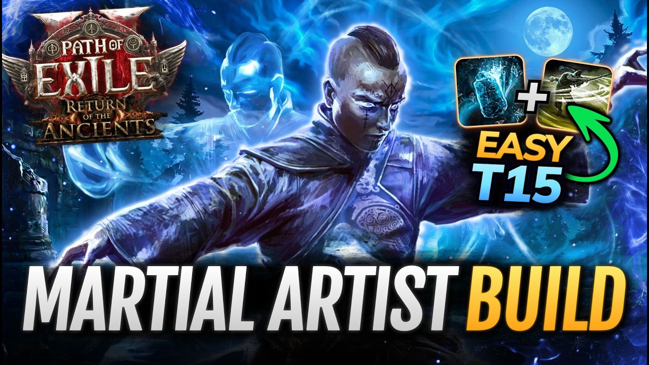 [PoE 2] WHIRLING Martial Artist Build - T15 Endgame Guide for Monk - Path of Exile 2 0.5