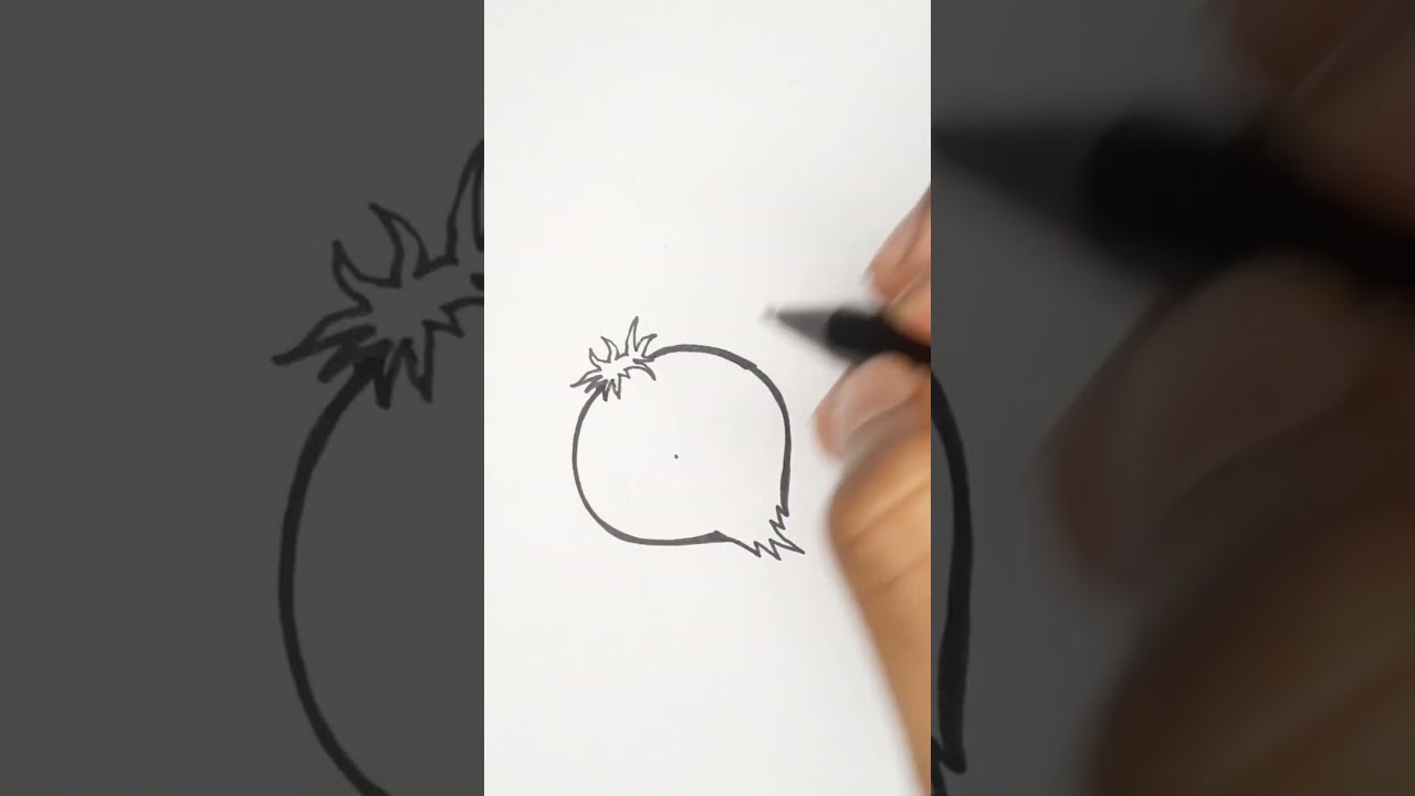 HOW TO DRAW RED ONION - DRAWING TUTORIAL