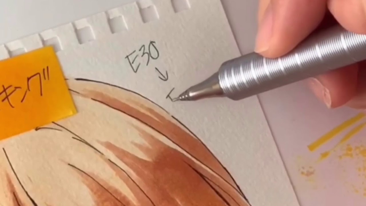 コピックメイキング【髪の毛】