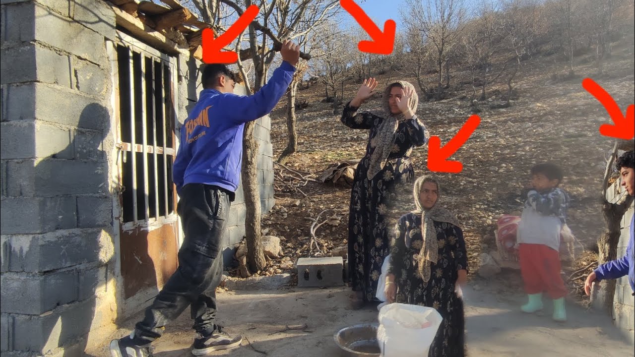 A woman who left her home and shelter and became homeless with her child.