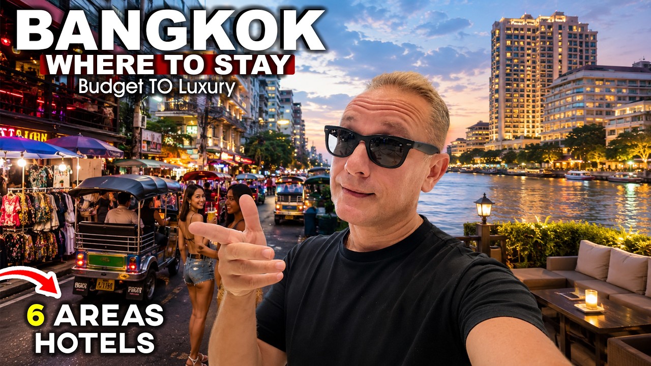 Where To Stay In BANGKOK 🇹🇭 | 6 Best Areas, Budget & Luxury Hotels | Honest Review #livelovethailand
