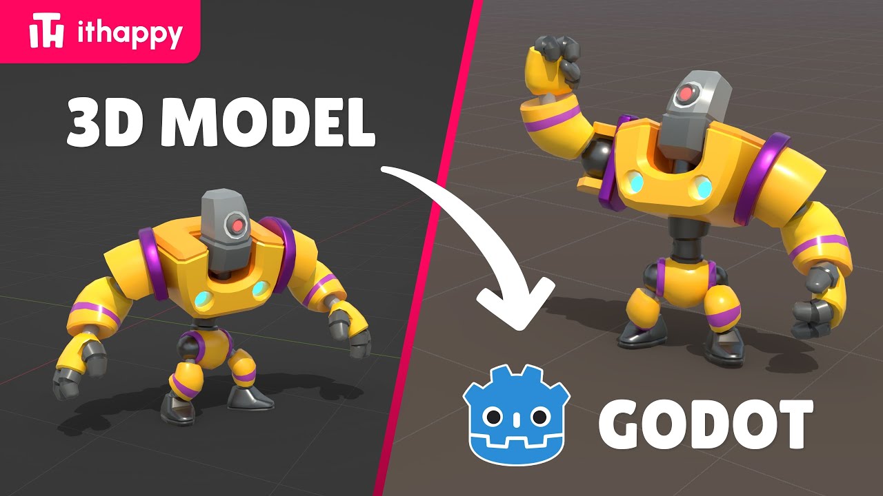 How to import assets into Godot  - Tutorial by #ithappy