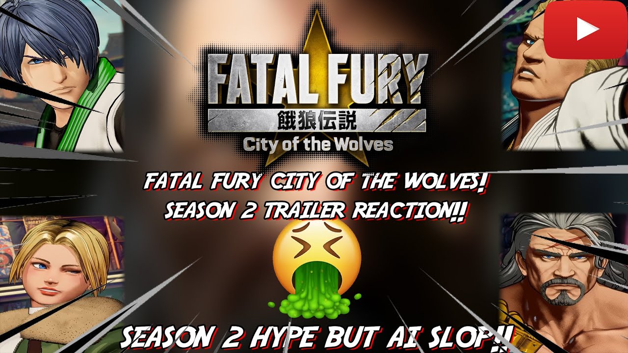 Fatal Fury City of the Wolves Season 2 Trailer Reaction! SEASON 2 HYPE BUT UGH AI SLOP!!