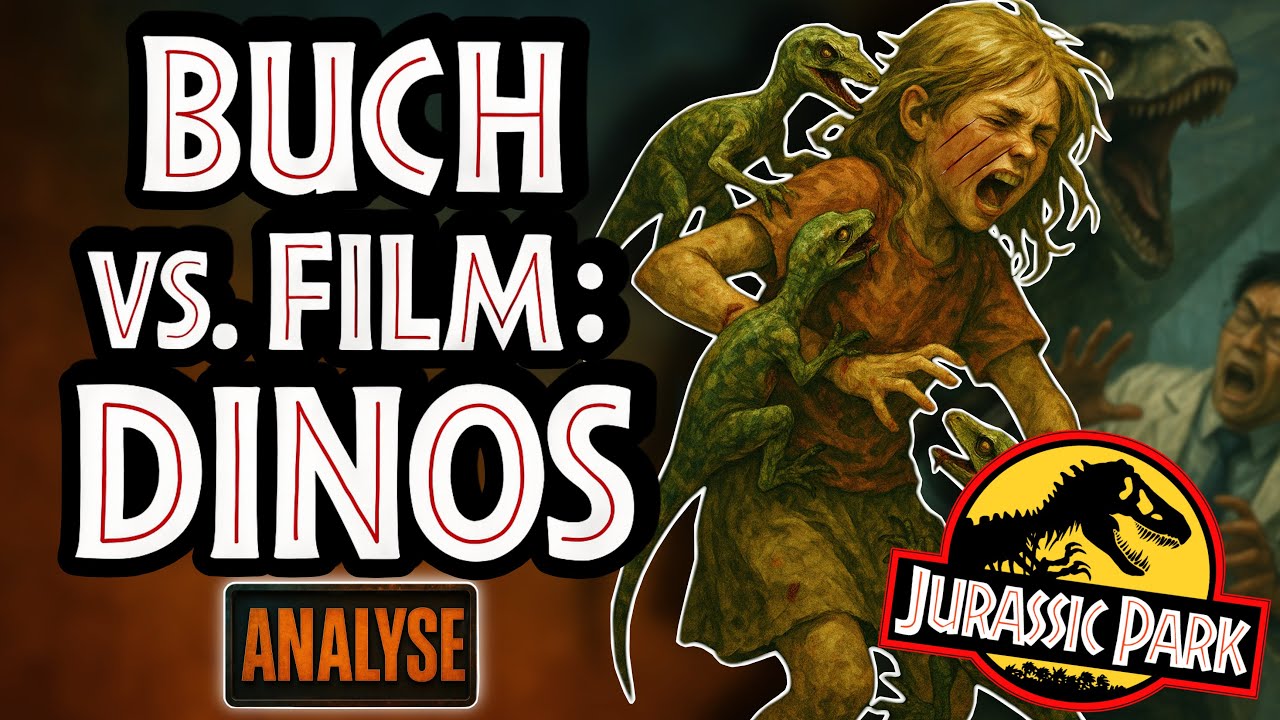 Jurassic Park: Buch vs. Film – So unterscheiden sich die Dinosaurier wirklich! (T-Rex, Raptor & Co.)