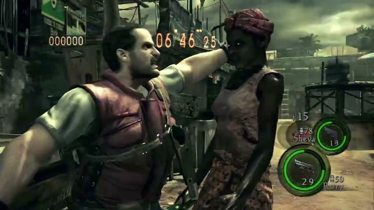 Resident Evil 5|The Mercenaries Reunion|Public Assembly Duo|Barry S.T.A.R.S.-Sheva Business|PC Steam