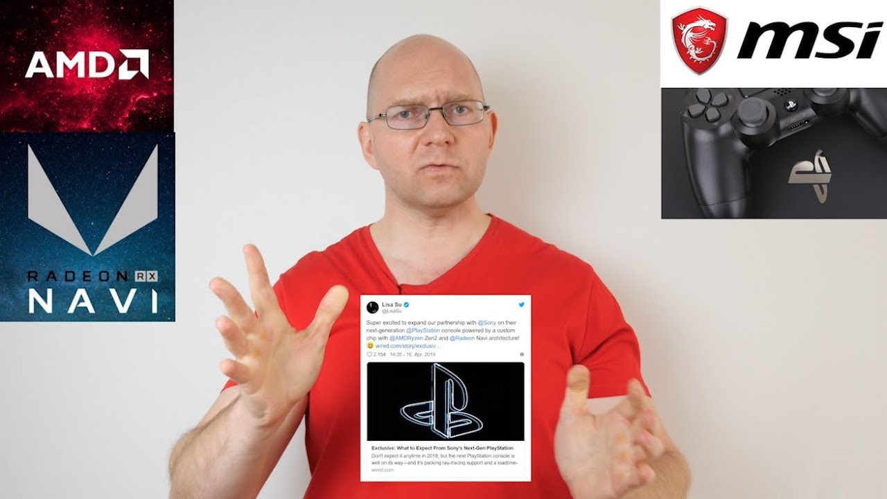 ВИДЕОКАРТЫ AMD Navi получат Raytracing I PS5 детально I MSI против ZEN 2