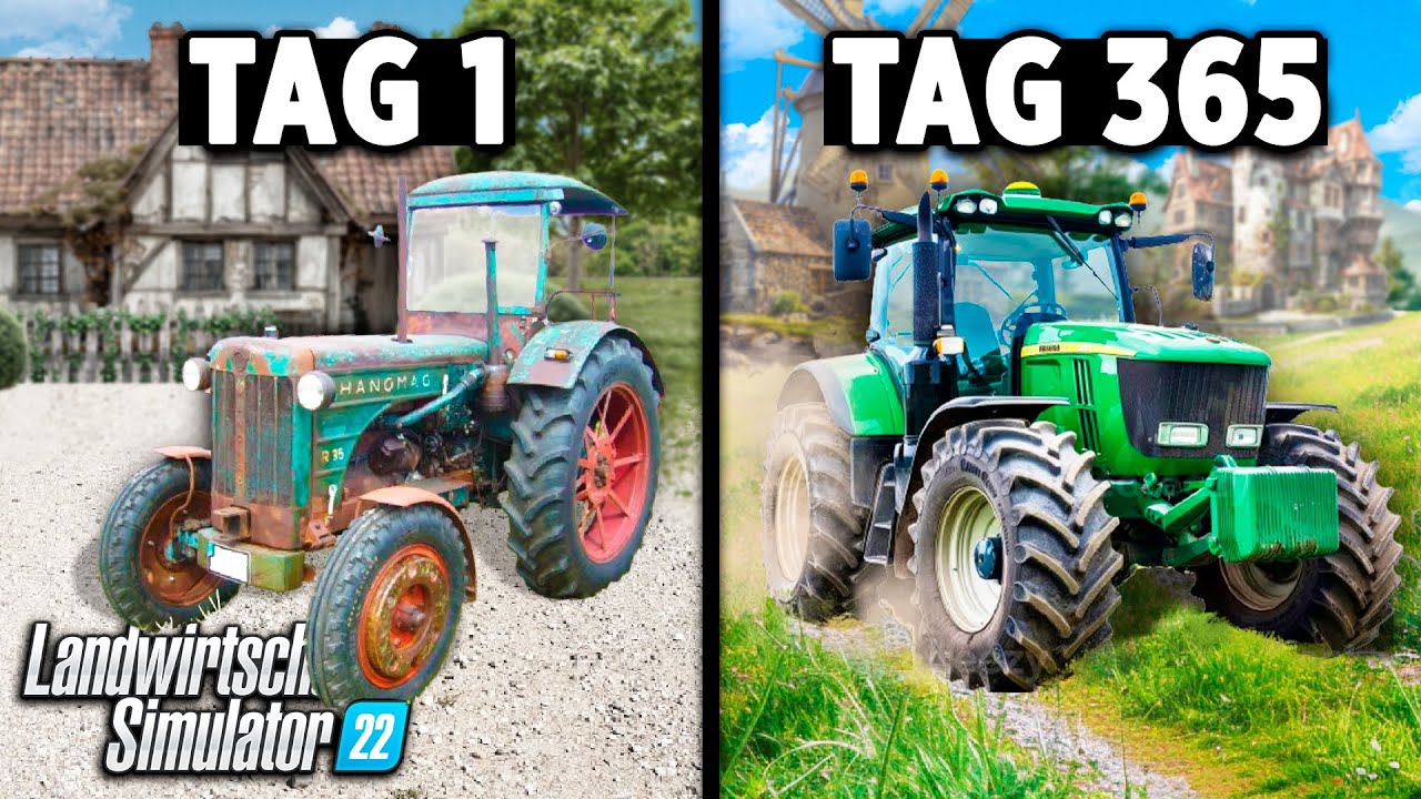 Ich habe 1 Jahr damit verbracht, die Familienfarm zu restaurieren! Landwirtschafts-Simulator 22