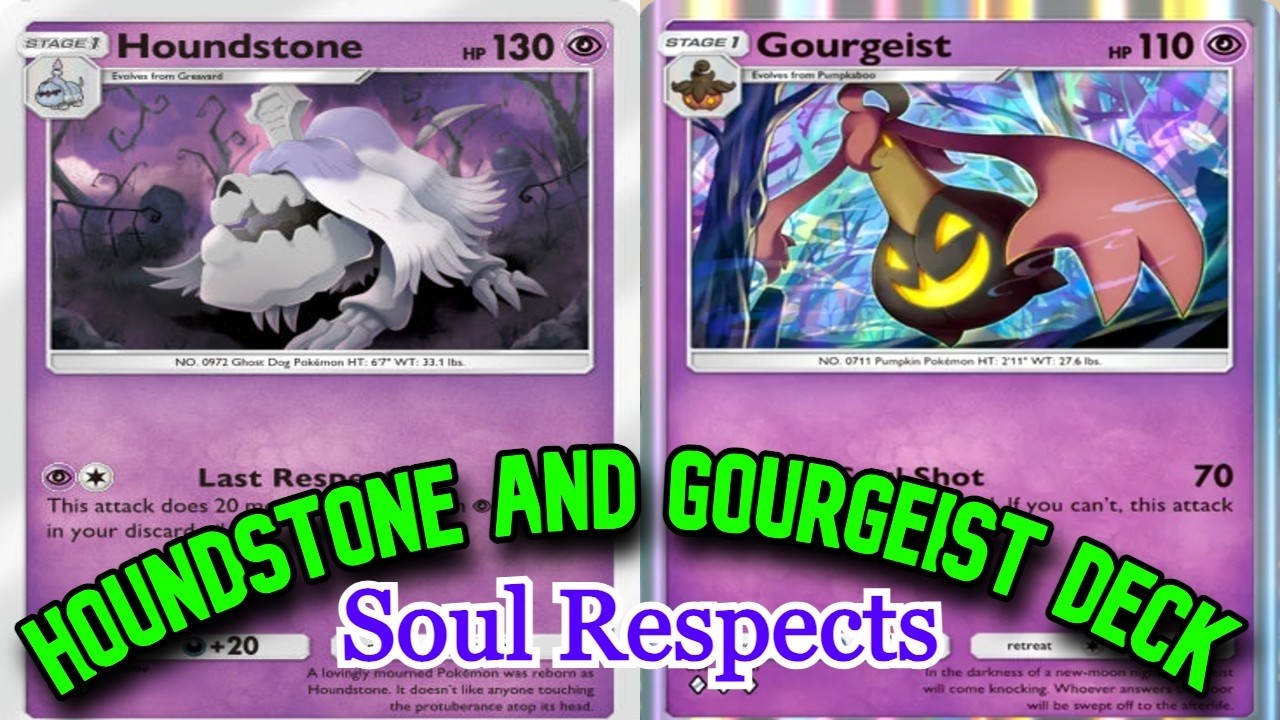 Houndstone and Gourgeist Deck Build! [Pokemon TCG Pokemon]