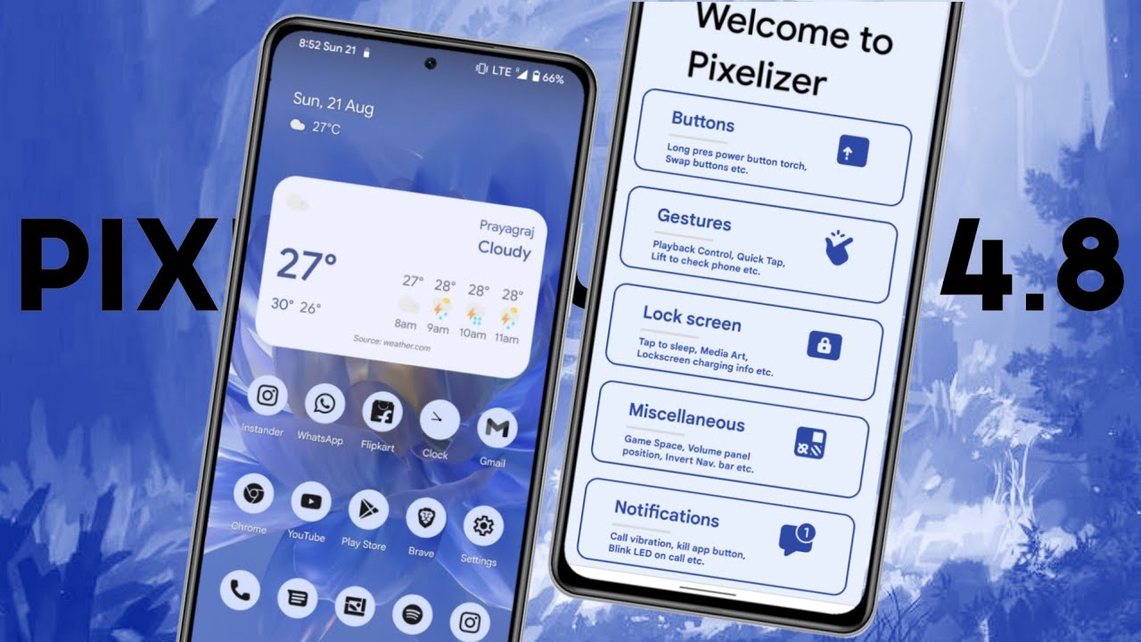 Pixel Plus UI 4.8 for Mi 11x Poco F3 BEST Pixel Based Rom | Full Review and Gaming 💥&hearts;️