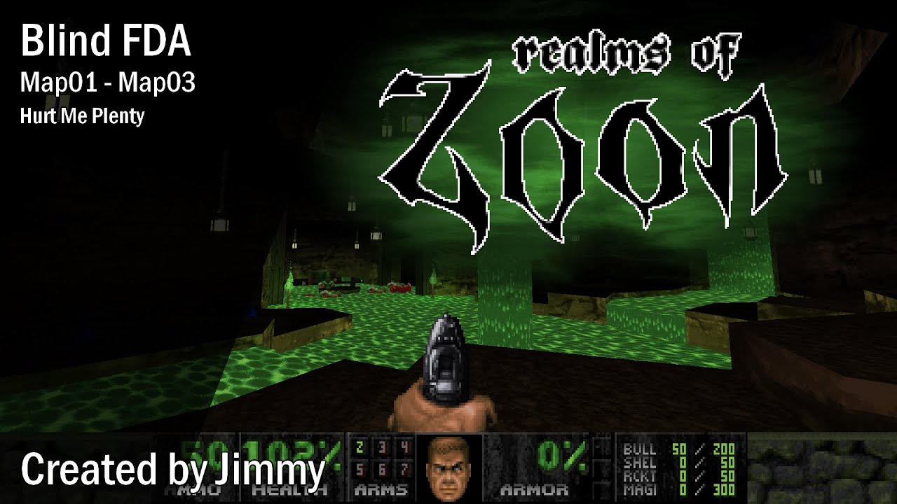 UZDoom FDA - Realms of Zoon [Blind, HMP, no mods]