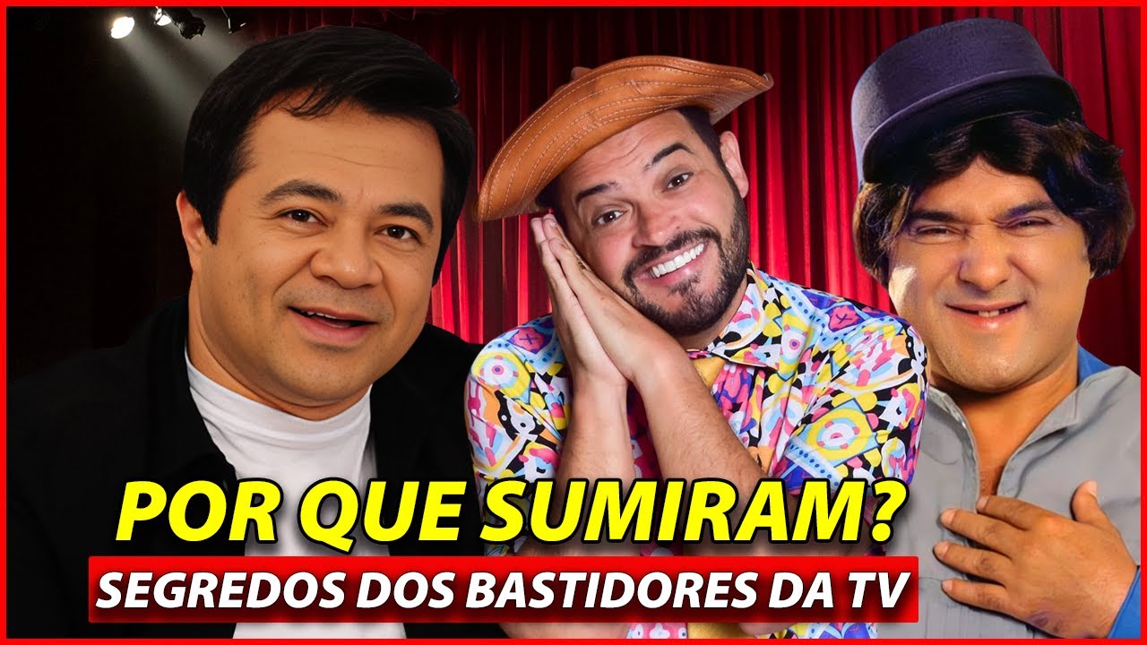 7 HUMORISTAS QUE SUMIRAM DA TV E NINGUÉM EXPLICOU O PORQUÊ... O Nº4 VAI TE CHOCAR