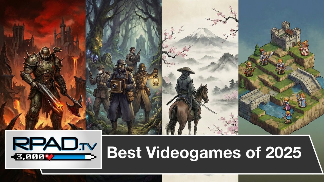 Best Videogames of 2025 | RPadTV Episode 128