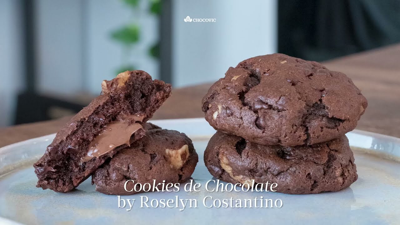 Recetas Chocovic: Cookies de chocolate y banana