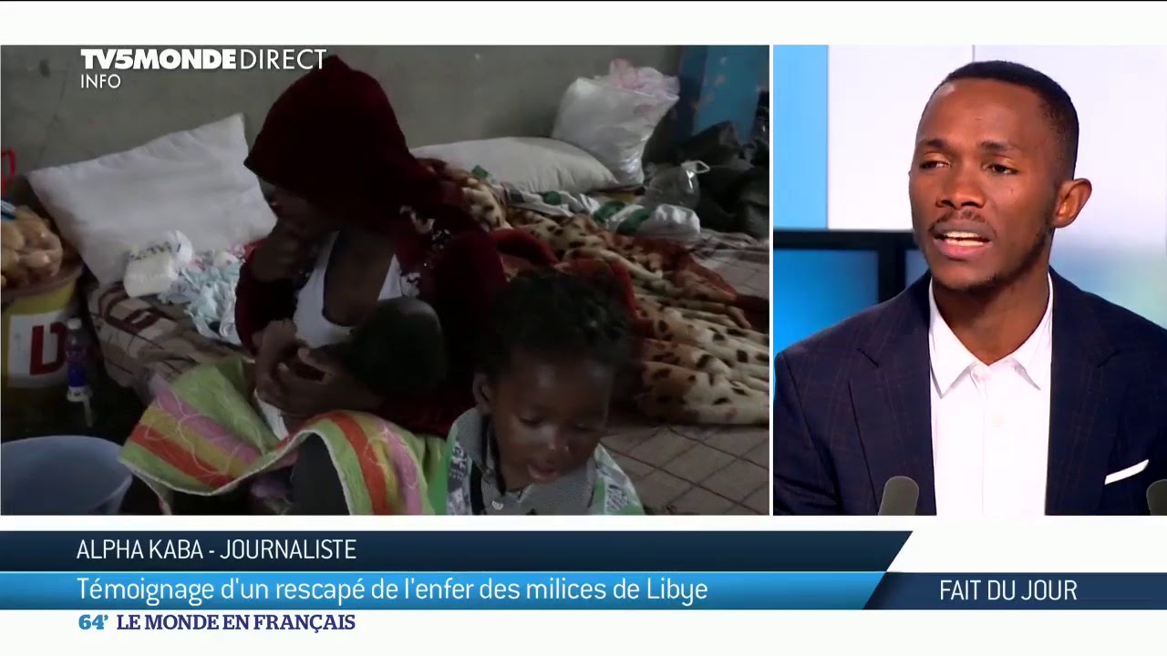 Alpha Kaba : Témoignage d’un journaliste guinéen devenu esclave en Libye