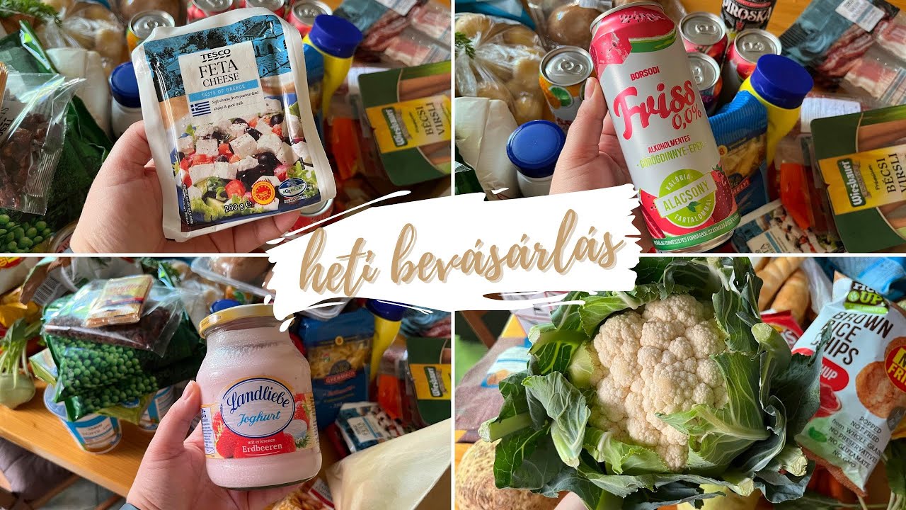 Heti bevásárlás 3 főre - Tesco FOOD HAUL 🛒🍅🥐