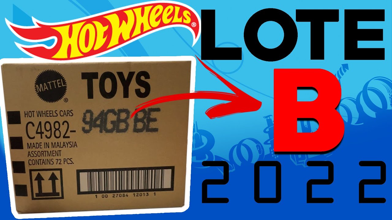 HOT WHEELS LOTE B LINHA BASICA 2022 - Unboxing