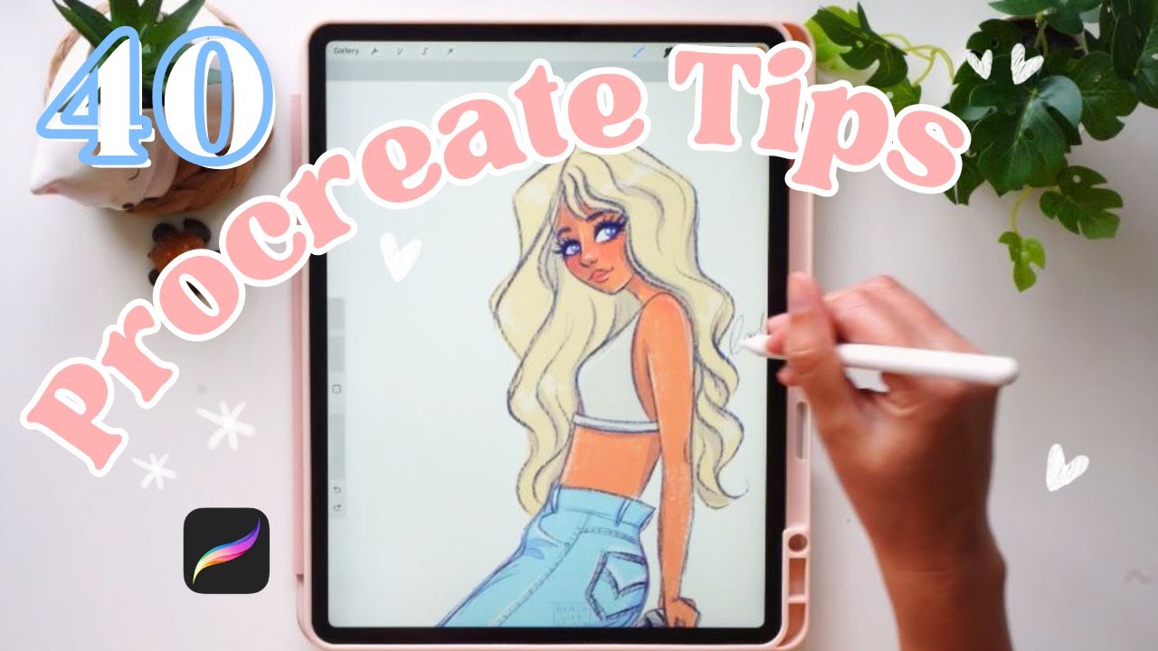 40 PROCREATE TIPS for artists (you need to know!)