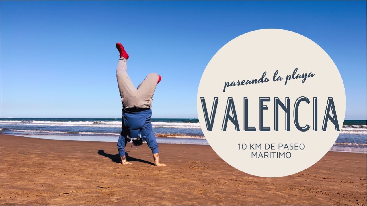 Paseo Maritim de Valencia 10km paseando y Quemando Grasas Gratis 🙌