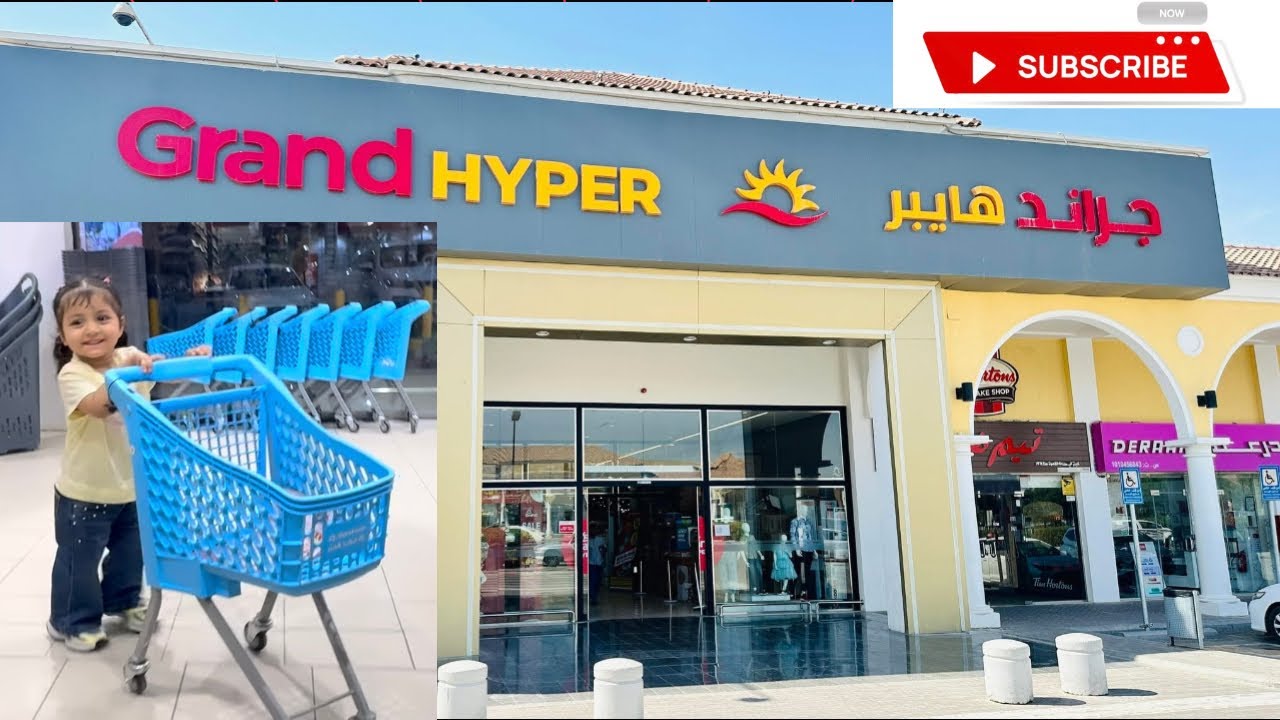 !Grand Hyper! Hawwa chali apni grocery karne 