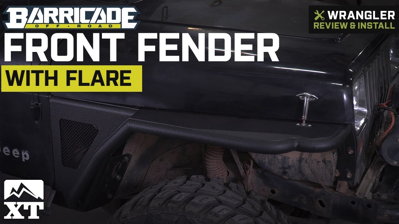 Jeep Wrangler Barricade Front Fender with Flare (1987-1995 YJ) Review & Install
