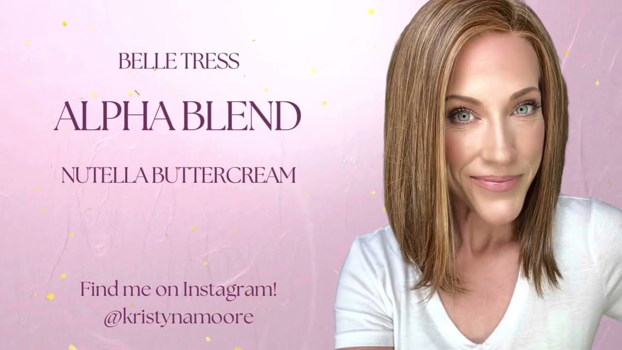 Взгляд на парик Belle Tress Alpha Blend в оттенке Nutella Buttercream