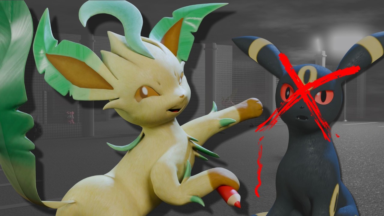 Leafeon is a better Umbreon _ Bonus Eevee Family Animation 11.1
