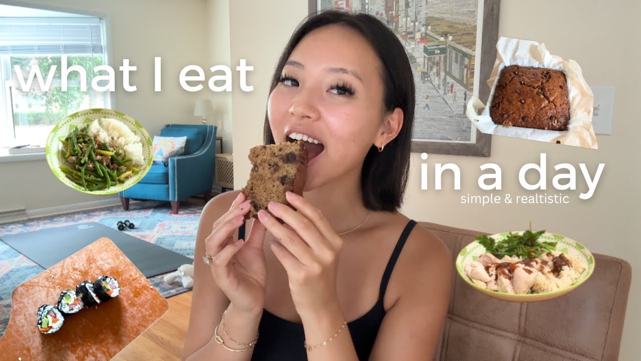 *realistic* what I eat in a day | quick & simple recipes 