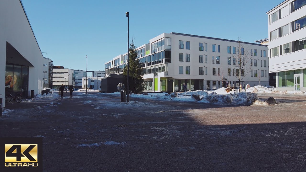【4K】Wandering around Kauniainen , Finland