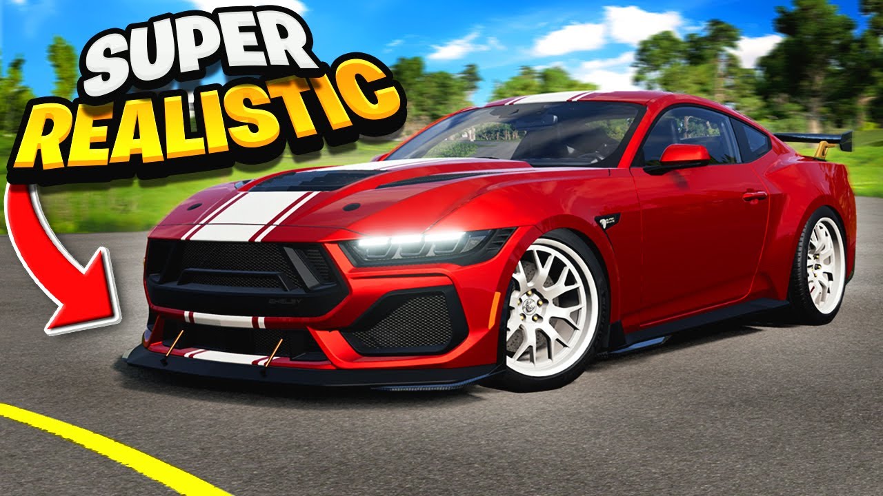 САМЫЙ РЕАЛИСТИЧНЫЙ мод BeamNG Drive Car — S650 Mustang от RoyalRenderings