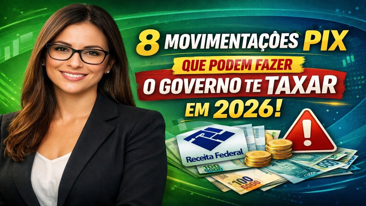 2026🚨8 MOVIMENTAÇÕES PIX QUE VÃO FAZER O GOVERNO TE TAXAR!