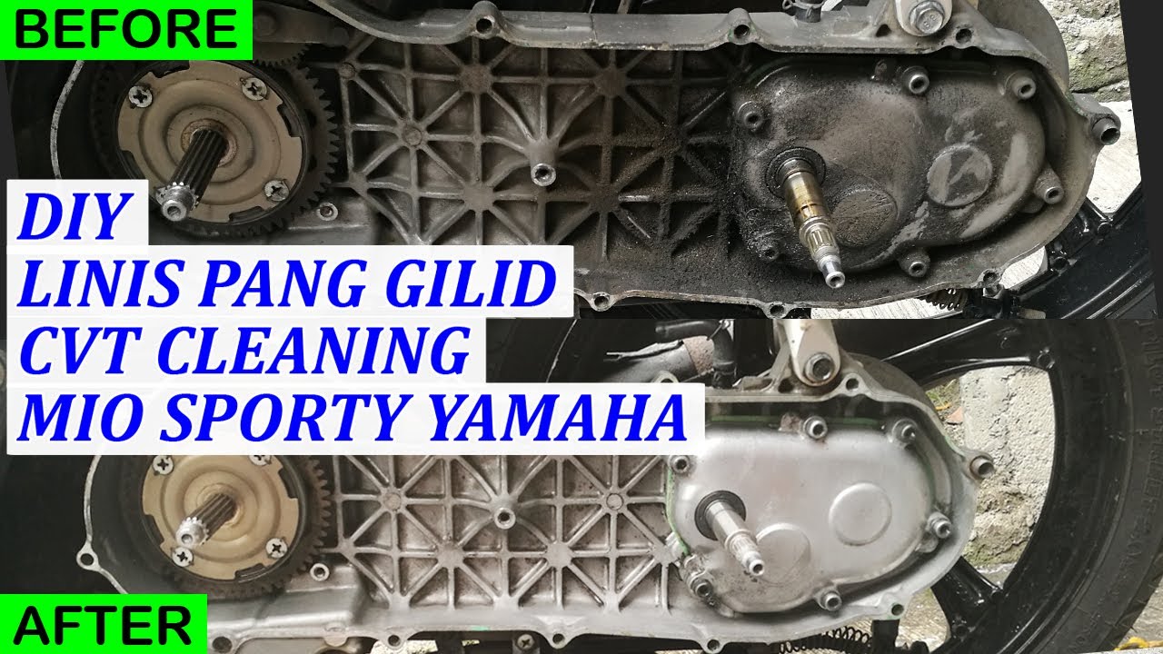 DIY LINIS PANG GILID MIO SPORTY (CVT CLEANING)