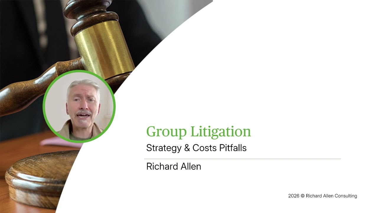 Group Litigation - Strategy & Costs Pitfalls - Webinar