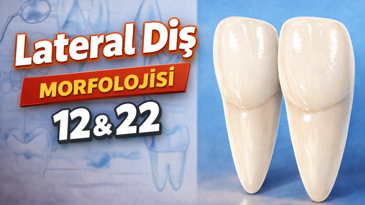 DERS-12 Diş Morfolojisi | Maksiller Lateral Diş (12–22) Konu Anlatımı.