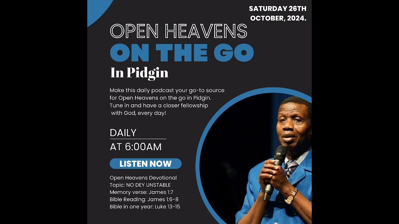 Open Heavens in Pidgin English